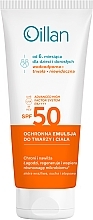 Emulsja przeciwsłoneczna do twarzy i ciała - Oillan Sun Spf50+ — Zdjęcie N3