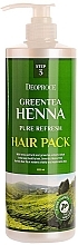Kup Maska do włosów z zieloną herbatą i henną - Deoproce Green Tea Henna Pure Refresh Hair Pack