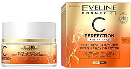 Kup Silnie ujędrniający krem wypełniający zmarszczki 50+ - Eveline Cosmetics C Perfection Strongly Firming Cream Filling Wrinkles