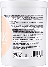 Kremowa maska do włosów z proteinami mleka - Kallos Cosmetics Hair Mask With Milk Protein — Zdjęcie N3