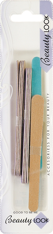 Papierowe pilniki do paznokci, fioletowy + niebieski - Inter-Vion