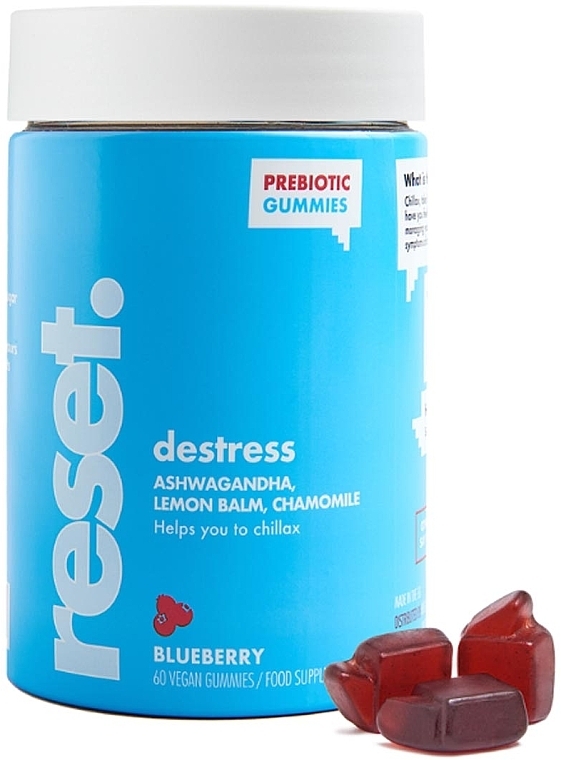 Dodatek do żywności Destress Probiotic - Reset Gummies Destress Probiotic Gummies — Zdjęcie N1