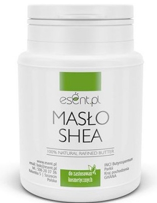 Nierafinowane masło shea 100% - Esent — Zdjęcie N2