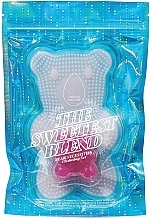 Zestaw - Beautyblender The Sweetest Blend Bear Necessities Cleansing Set ( soap/16g + cleans/mat/1pcs) — Zdjęcie N2