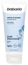 Kup Krem do rąk z kwasem hialuronowym - Babaria Hyaluronic Acid Hand Cream