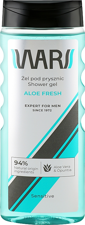 Żel pod prysznic dla mężczyzn Świeży aloes - Wars Expert For Men Aloe Fresh  — Zdjęcie N1