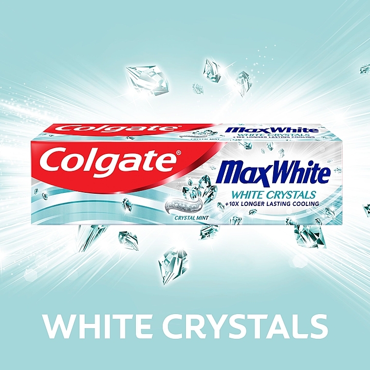 Pasta do zębów - Colgate Max White White Crystals — Zdjęcie N7