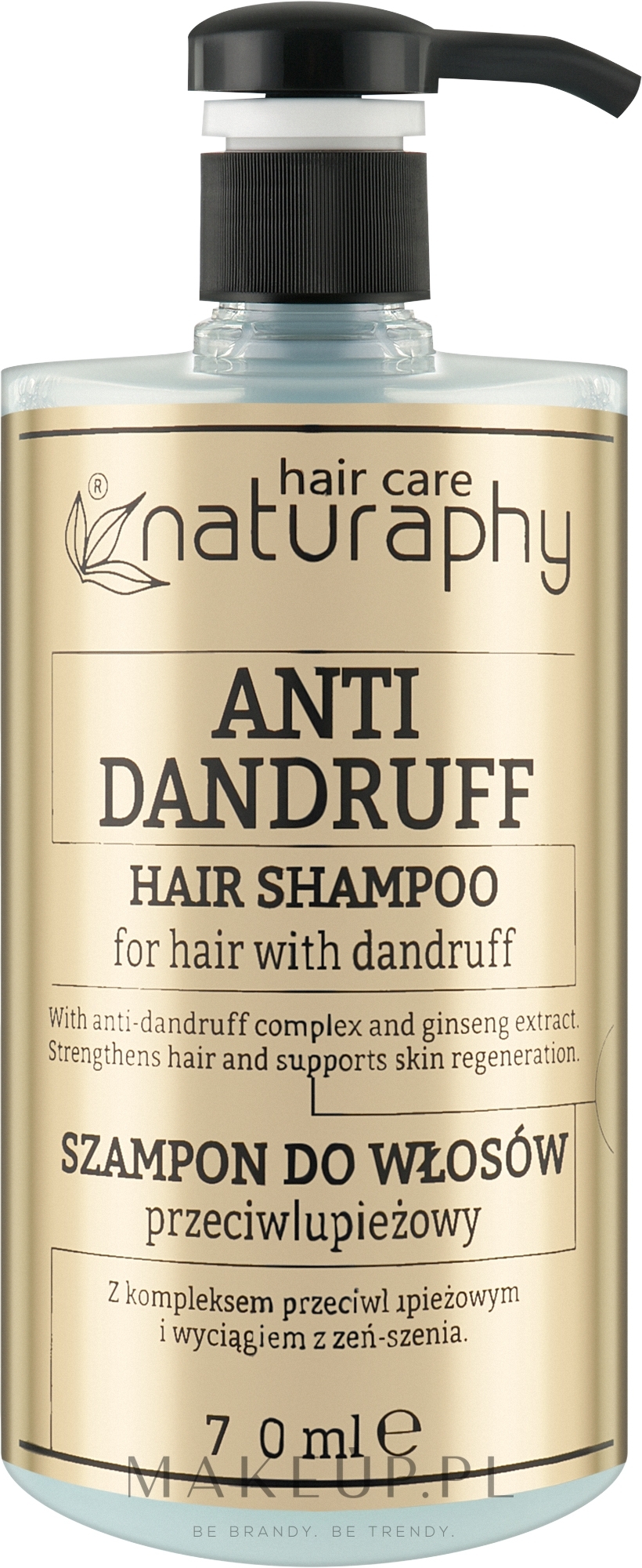 Przeciwłupieżowy szampon do włosów z wyciągiem z żeń-szenia - Naturaphy — Zdjęcie 750 ml