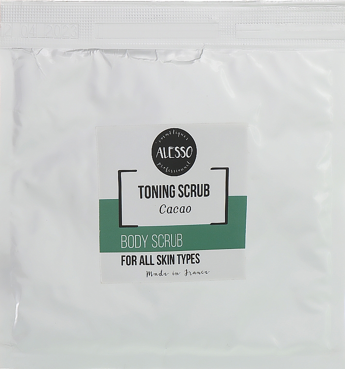 Scrub do ciała z kakao - Alesso Professionnel Cacao Toning Scrub — Zdjęcie N1