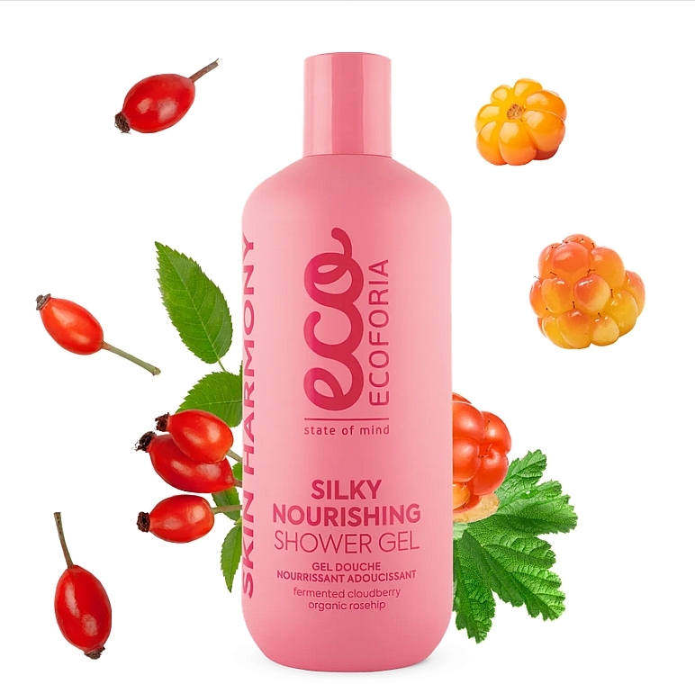 Odżywczy żel do ciała - Ecoforia Skin Harmony Silky Noirishing Shower Gel  — Zdjęcie N1