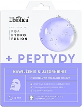 Hydrożelowa maska na twarz z peptydami - L'biotica PGA Hydro Fusion + Peptydy — Zdjęcie N1
