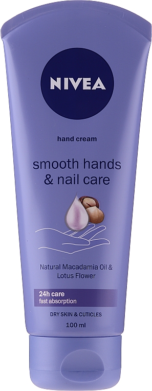 Intensywnie odżywczy krem do suchej skóry rąk - NIVEA Body Smooth Indulgence Hand Cream — Zdjęcie N1