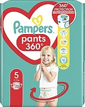 Pieluchy majteczkowe, rozmiar 5 (junior) 12-17 kg, 22 szt. - Pampers Premium Care Pants — Zdjęcie N9