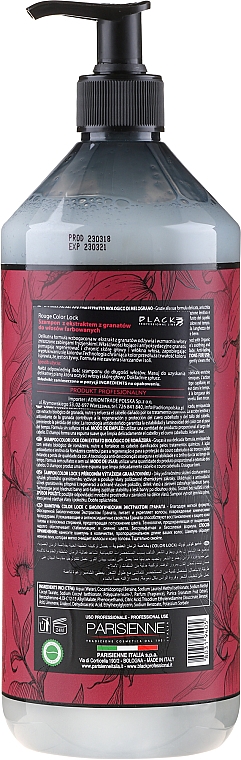 Szampon bez siarczanów do włosów farbowanych - Black Professional Line Rouge Color Lock Shampoo — Zdjęcie N3