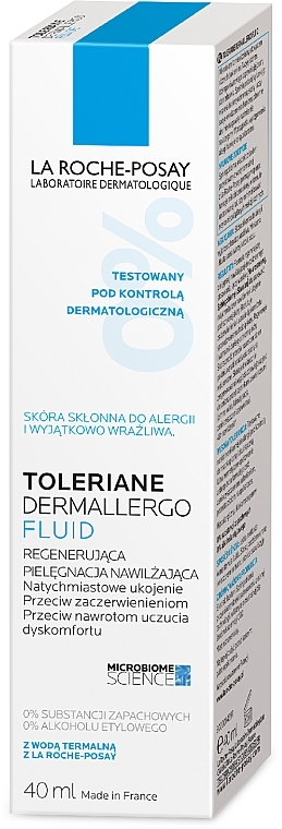 Nawilżający fluid do skóry nadwrażliwej - La Roche Posay Toleriane Dermallergo Fluide — Zdjęcie N4