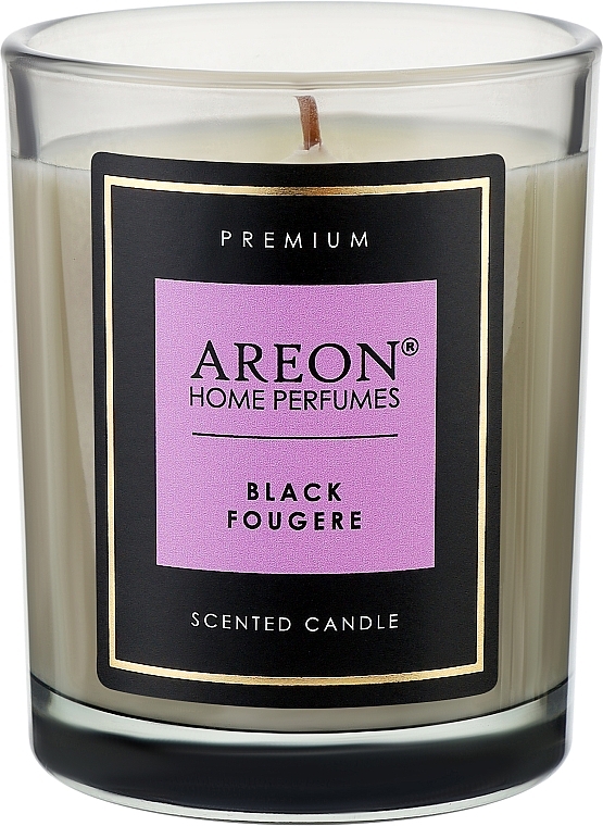 Świeca zapachowa - Areon Home Perfumes Premium Black Fougere Scented Candle — Zdjęcie N1