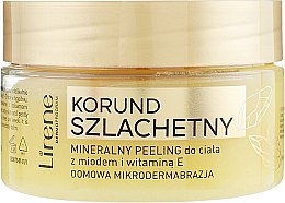 Kup Mineralny peeling do ciała z miodem i witaminą E Korund szlachetny - Lirene Dermo Program