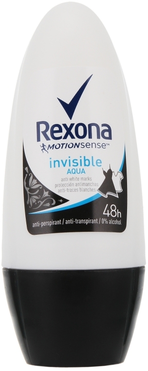 Antyperspirant w kulce Invisible Aqua - Rexona Deodorant Roll