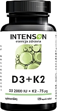 Suplement diety Witamina D3 + K2 - Intenson D3 + K2 — Zdjęcie N1