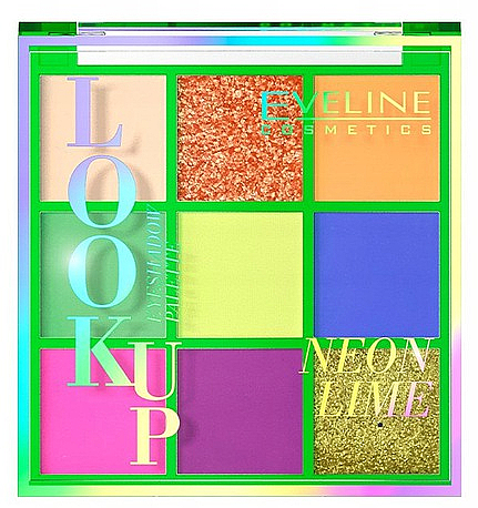 Paleta cieni do powiek - Eveline Cosmetics Look Up Neon Eyeshadow Palette