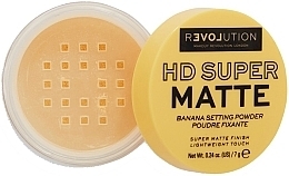 Kup Bananowy puder matujący do utrwalania makijażu - Relove By Revolution HD Super Matte Banana Powder