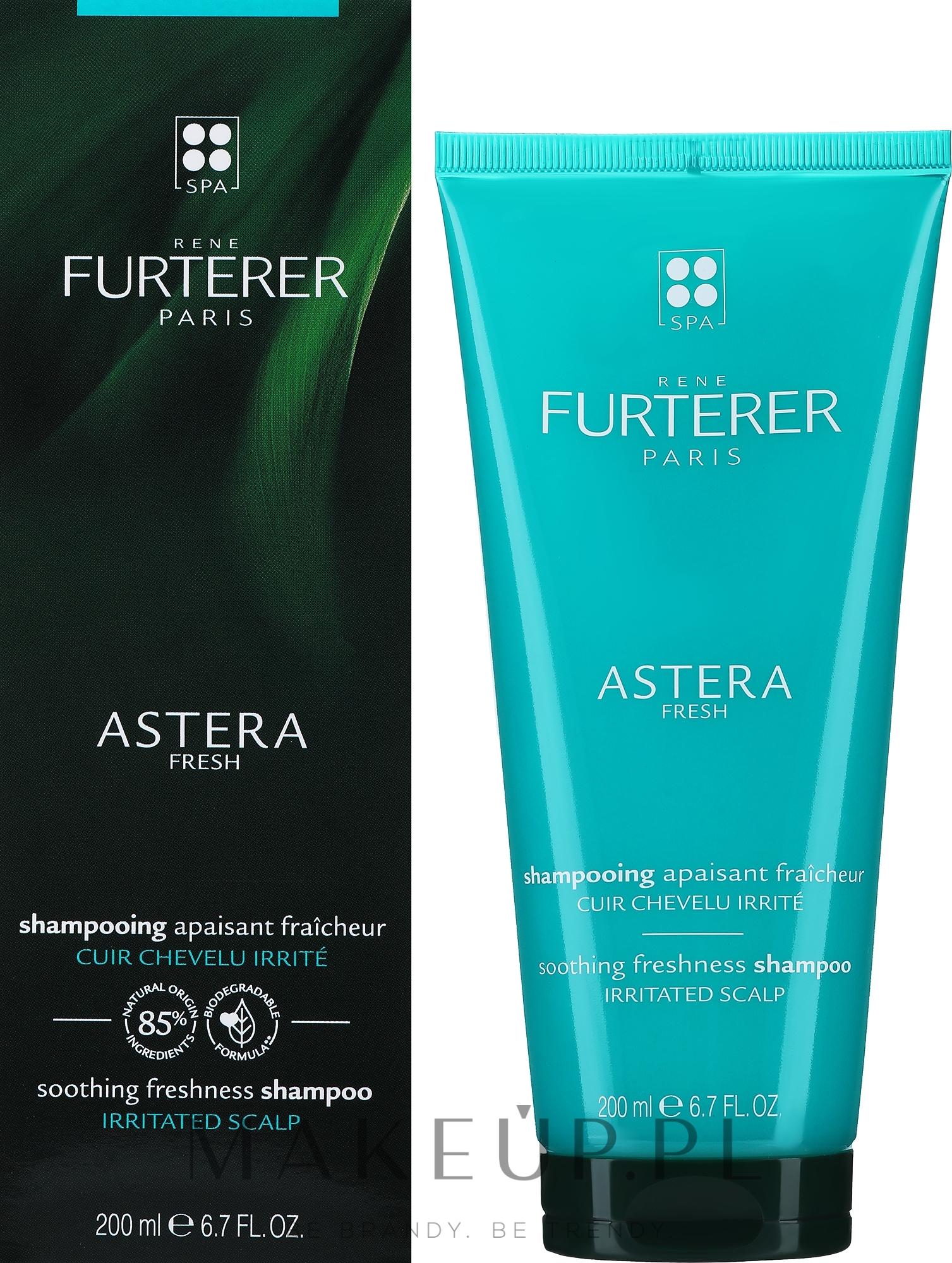 Odświeżający szampon kojący do włosów i podrażnionej skóry głowy - Rene Furterer Astera Fresh Soothing Freshness Shampoo — Zdjęcie 200 ml