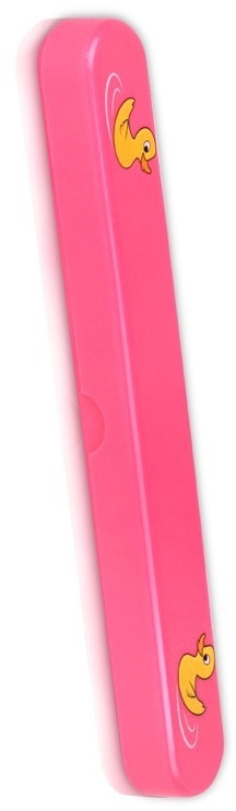 Etui na szczoteczkę do zębów dla dzici, 6023, różowe - Donegal Toothbrush Case For Kids — Zdjęcie N1