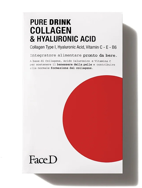 Suplement diety - Face D Pure Drink Collagen & Hyaluronic Acid — Zdjęcie N2