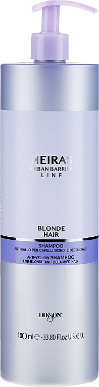 Szampon do włosów blond - Dikson Blond Hair Anti-Yellow Shampoo For Blonde And Beached Hair — Zdjęcie N3