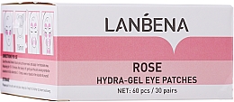 Kup Hydrożelowe płatki pod oczy z ekstraktem z róży - Lanbena Rose Hydra-Gel Eye Patch