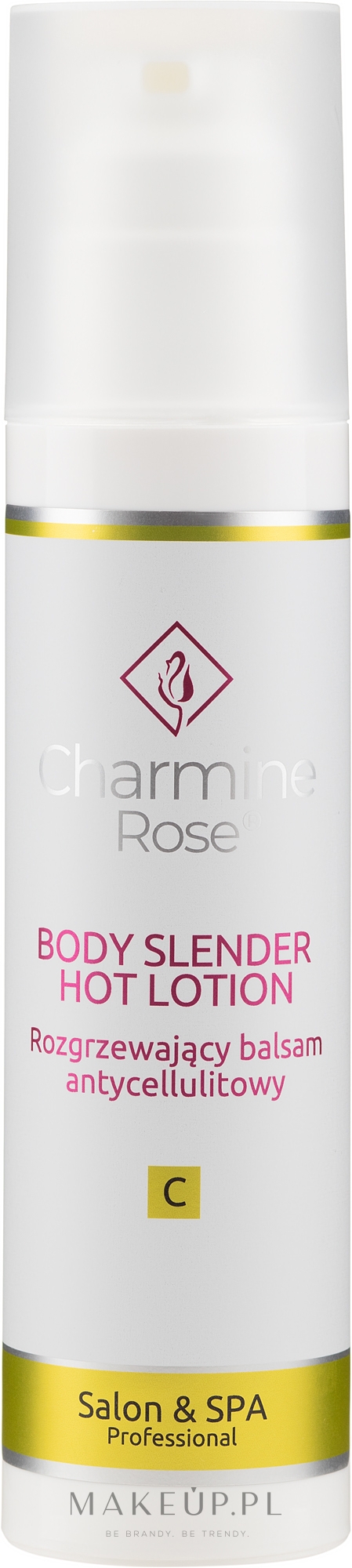 Rozgrzewający balsam antycellulitowy - Charmine Rose Body Slender Hot Lotion — Zdjęcie 200 ml