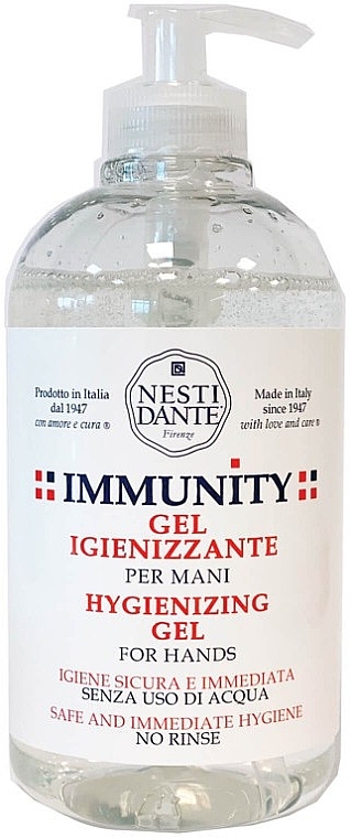 Żel antybakteryjny do rąk - Nesti Dante Immunity Hygienizing Gel For Hands — Zdjęcie N1