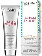 Kup Intensywny peeling szafirowy do twarzy Mikrodermabrazja odmładzająca - Yoskine Japan Pure