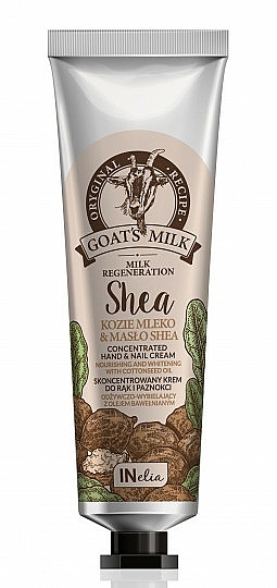 Krem do rąk z masłem shea - Revers INelia Goat Milk & Shea Butter Hand Cream — Zdjęcie N1