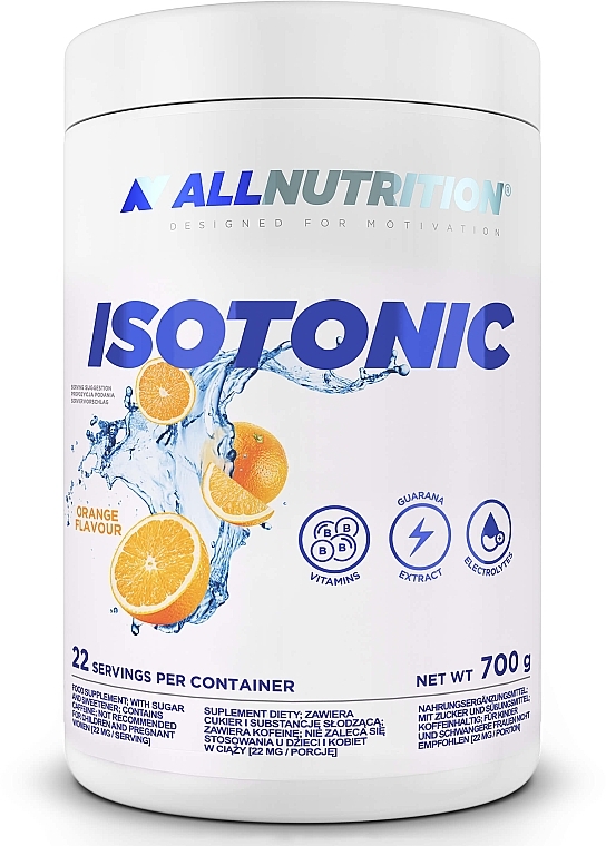 Suplement diety Izotonik. Pomarańcza - Allnutrition Isotonic Orange — Zdjęcie N1