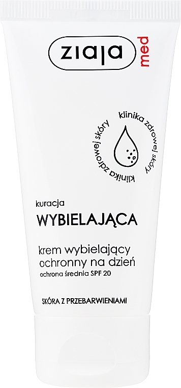 PRZECENA! Wybielający krem ochronny na dzień - Ziaja Med Kuracja wybielająca * — Zdjęcie N1