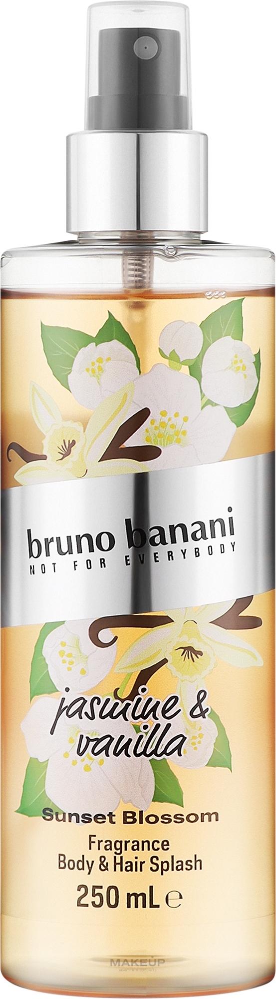 Bruno Banani Sunset Blossom Jasmine & Vanilla Body & Hair Splash - Spray do ciała — Zdjęcie 250 ml