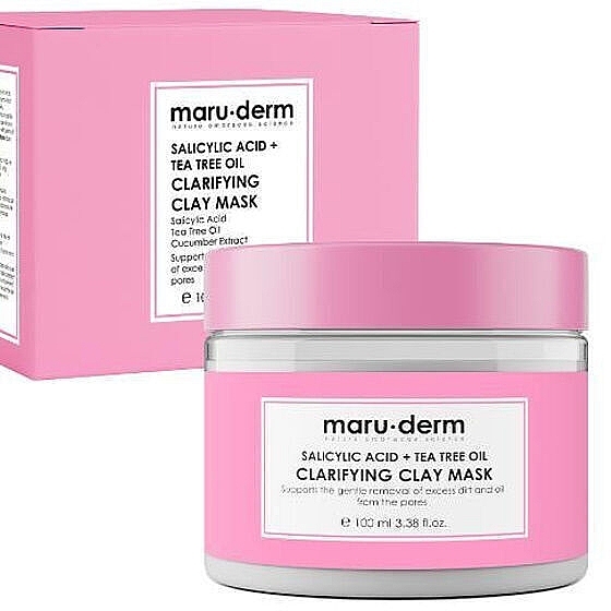 Maska z gliny z kwasem salicylowym - Maruderm Cosmetics Clarifying Clay Mask — Zdjęcie N1