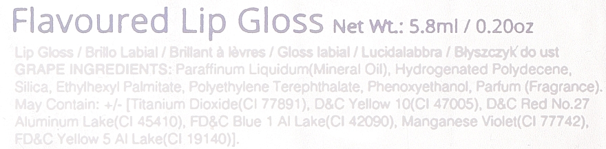 Błyszczyk do ust, winogrona - Martinelia Lip Gloss Bear Glitter Effect — Zdjęcie N2