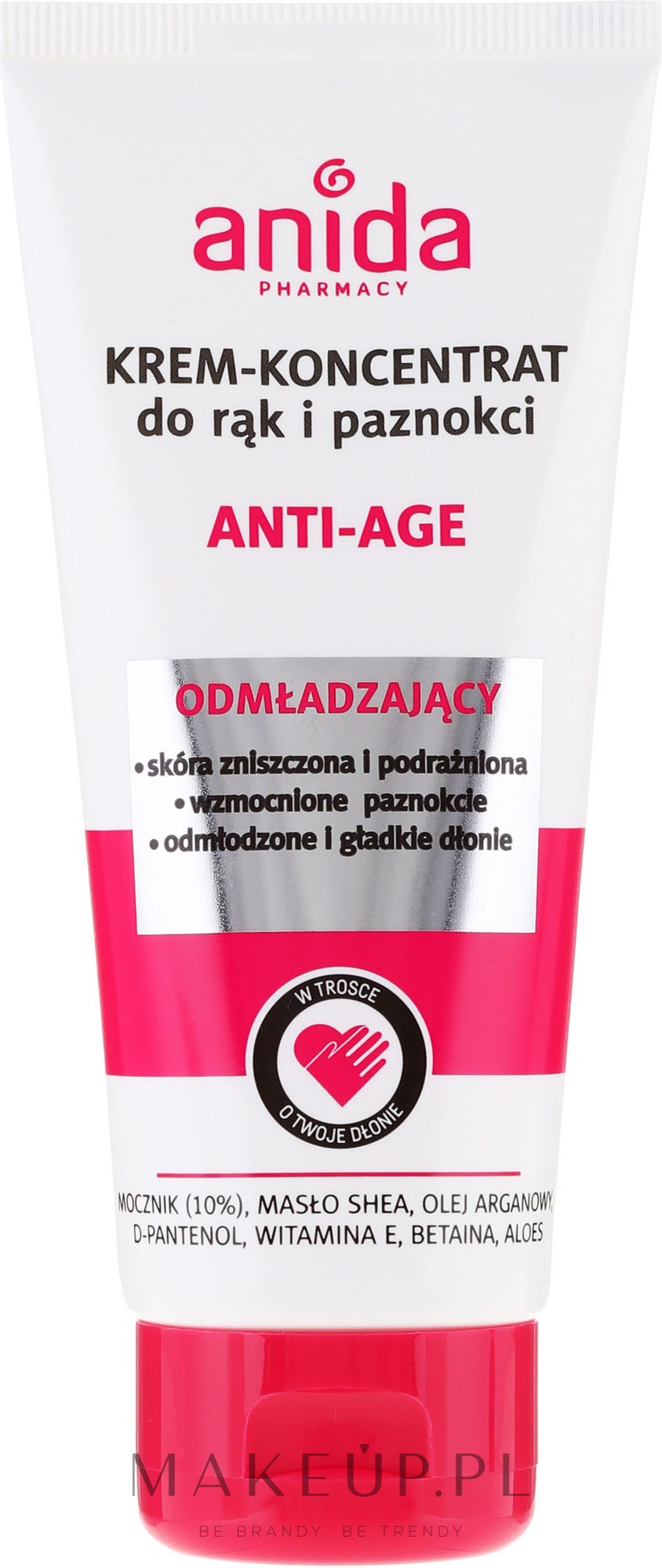 Krem-koncentrat do rąk i paznokci Intensywna regeneracja - Anida Pharmacy Anti-Age — Zdjęcie 100 ml
