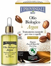 Kup Organiczny olej arganowy do twarzy i włosów - I Provenzali Argan Organic Face & Hair Oil
