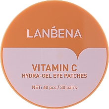Kup Rozświetlające płatki hydrożelowe pod oczy z witaminą C - Lanbena Vitamin C Hydra-Gel Eye Patch
