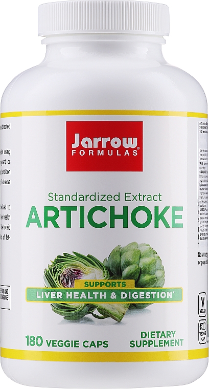 Suplement diety Karczoch w tabletkach - Jarrow Formulas Artichoke 500mg — Zdjęcie N1