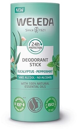 Dezodorant z eukaliptusem i miętą - Weleda Deodorant Stick Eucalyptus-Peppermint — Zdjęcie N1