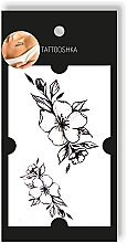 Kup Tymczasowy tatuaż Graficzne kwiaty - Tattooshka