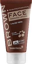Kup Balsam do opalania do twarzy i ciała z aloesem, witaminami i tyrazyną - Tannymaxx Brown Skin Professional Face Tanning Lotion
