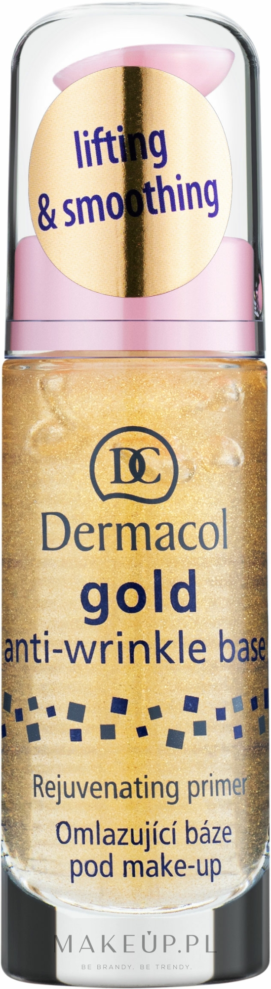 Odmładzająca baza pod makijaż Aktywne złoto - Dermacol Base Gold Anti-Wrinkle — Zdjęcie 20 ml