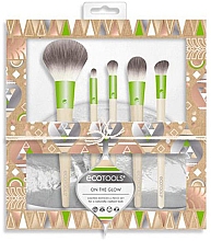 Zestaw, 6 produktów - EcoTools Holiday Vibes Brush Set (brush/5pcs + pouch) — Zdjęcie N1