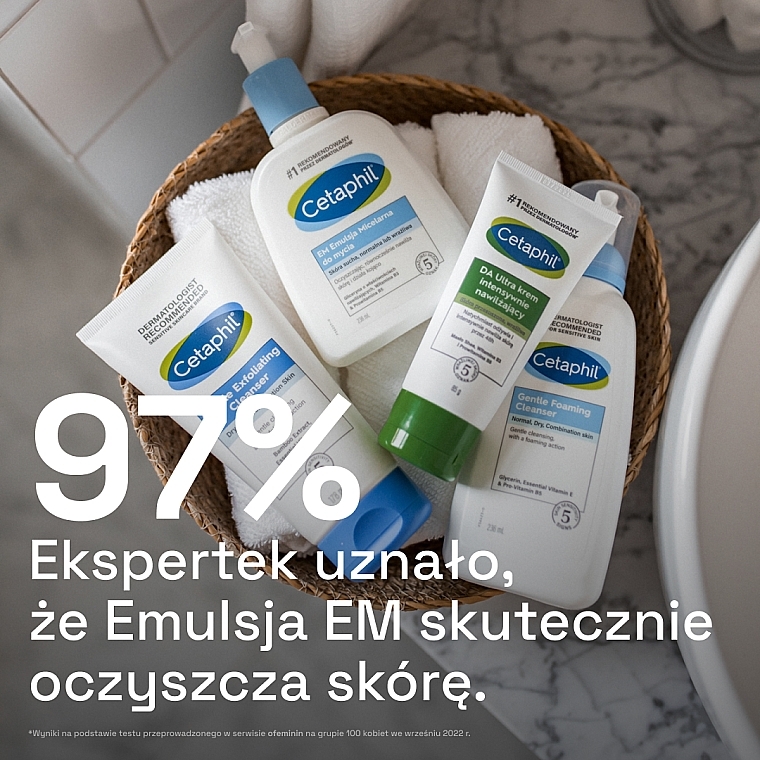 Emulsja micelarna do mycia skóry wrażliwej dla całej rodziny - Cetaphil EM Micellar Emulsion — Zdjęcie N26