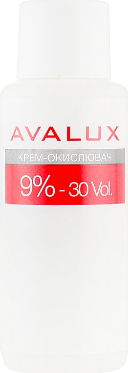 Kremowy utleniacz do włosów - Avalux 9% 30vol — Zdjęcie N1